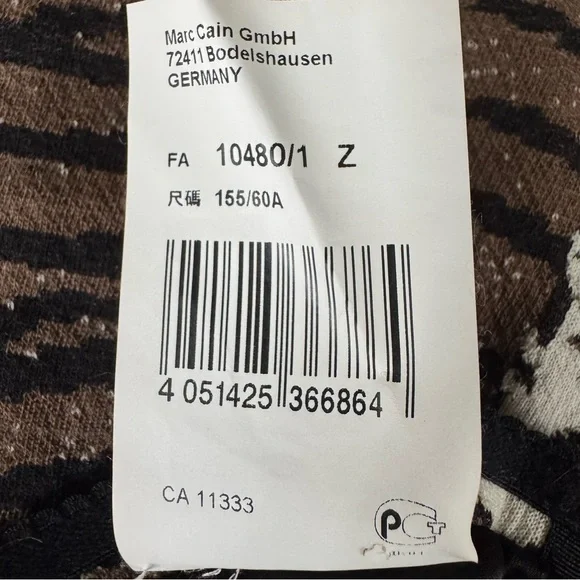 Marc Cain Wool Blend Knit Skirt – Tiger Print, Size Small (US 4) - Picture 8 of 12